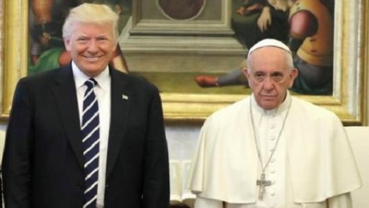 البابا وترامب متفقان على رفض الإجهاض واضطهاد المسيحيين في الشرق