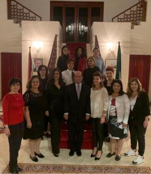 في اليوم العالمي للمرأة... وبمبادرة من القائم بأعمال سفارة  لبنان في الكويت تأسيس مجلس السيّدات تحت شعار عطاء بلا حدود
