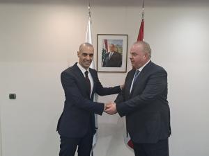 وزير الاتّصالات يستقبل نائب رئيس مجلس الإدارة لمجموعة 
